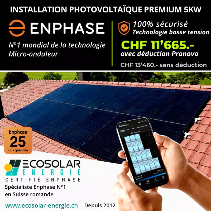 Offre de printemps enphase système photovoltaïque clé en main