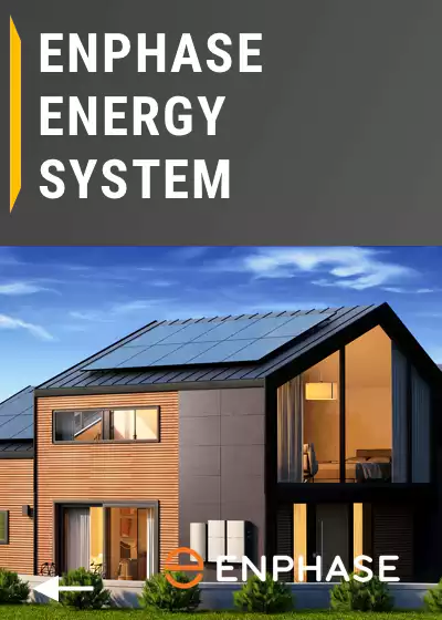 Menu de navigation Enphase Energy System