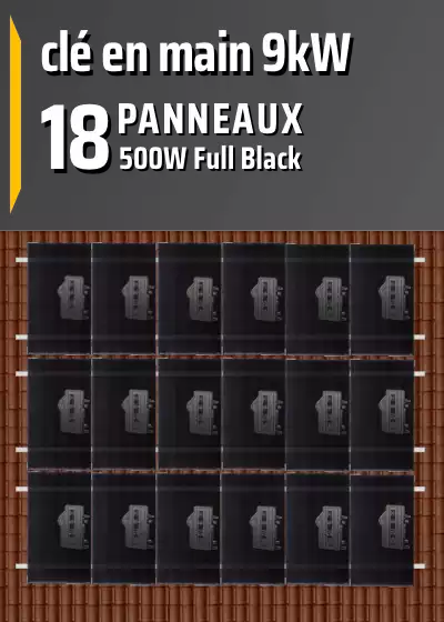 Menu de navigation kit photovoltaïque